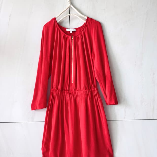 컨디션 촤상 sandro 레드 원피스 사이즈 2(55사이즈)