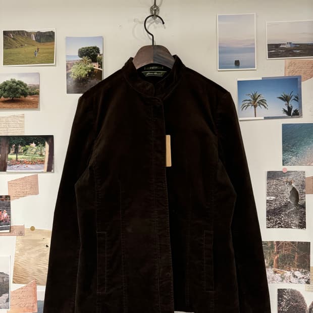 eddie bauer 벨벳 자켓