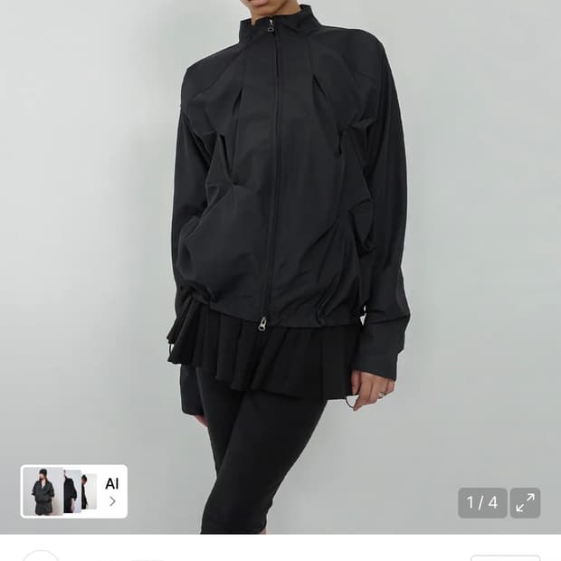 [1] 나체 PINTUCK WIND BREAKER 핀턱 윈드브레이커