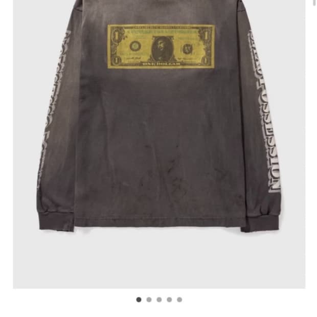 세인트미카엘x코스케카와무라 달러 롱슬리브 XXL