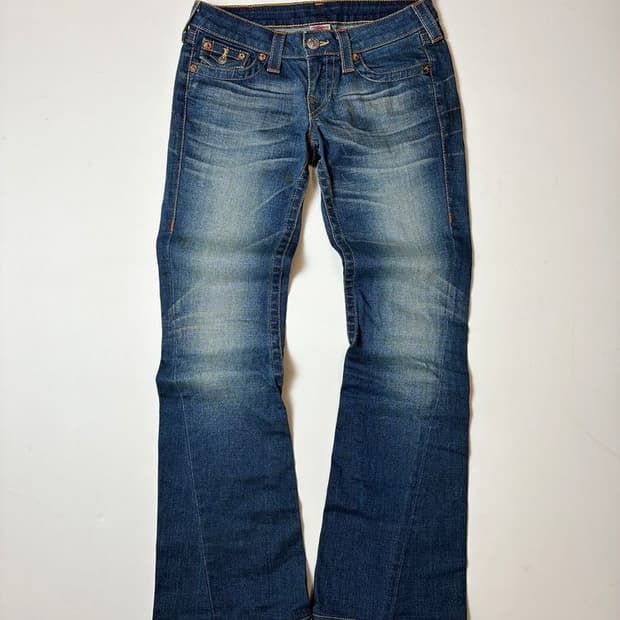 트루릴리젼 00's USA 우먼스 부츠컷 데님 팬츠 PN8827