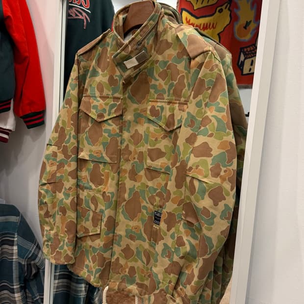 Leata 리타 덕 카모 밀리터리 M-65 필드 자켓