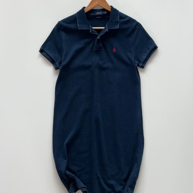 Polo Ralph Lauren 여성 워싱 블루 PK 원피스 m