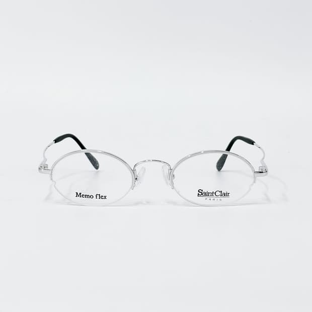 Saint Clair 실버 반무테 데드스탁 빈티지안경