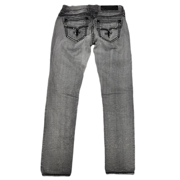 Rock Revival 스톤 아이스워싱 아메리칸 락시크 팬츠