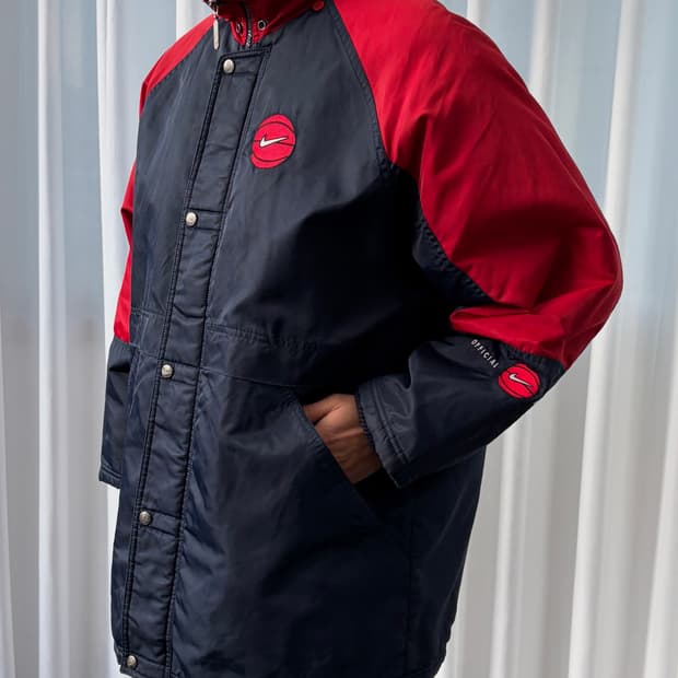 [M]나이키 90s 베이스볼 빅스우시 플리스 돕바 벤치 코트