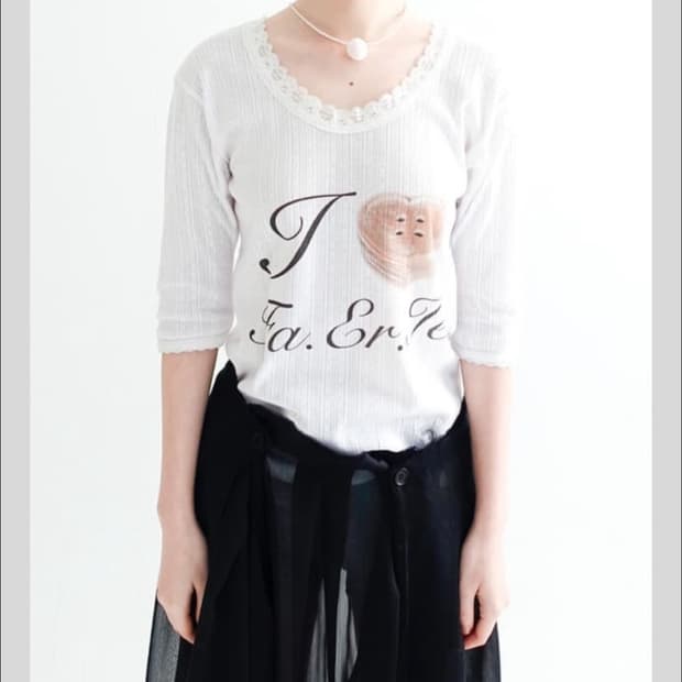 샵페어리 레이스티 화이트