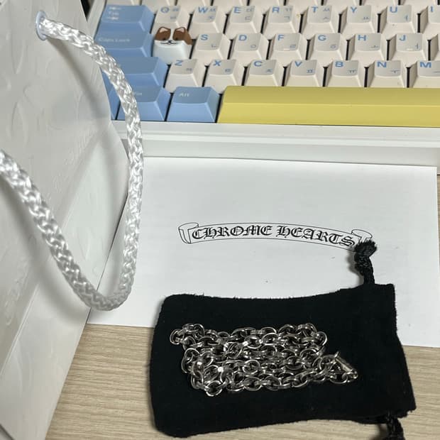 크롬하츠 페이퍼체인 20인치 새상품