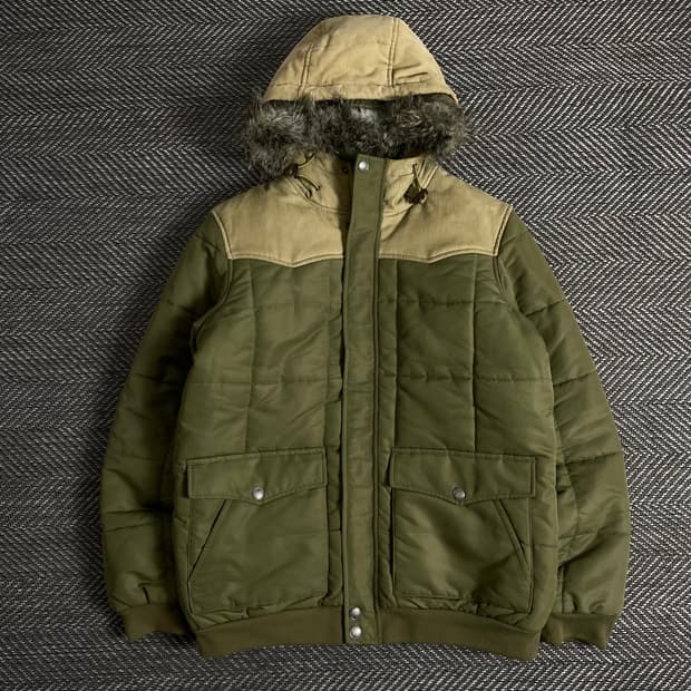 리바이스 USA 아메리칸 퀼팅 라쿤 패디드 자켓o 2871