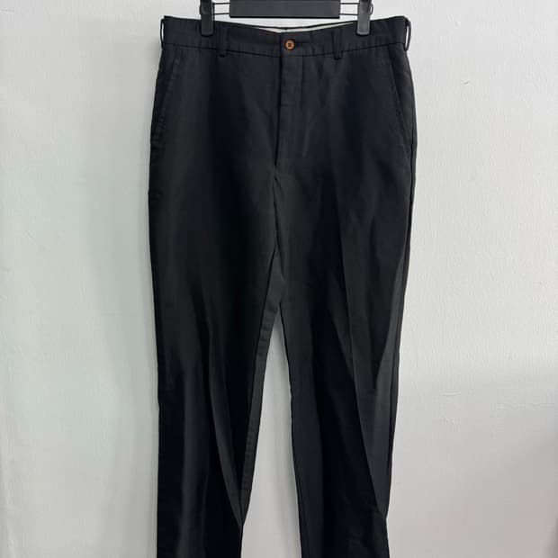 꼼데가르송 옴므플러스 테일러드핏 축융 폴리 팬츠 L