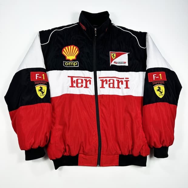 VTG 빈티지 페라리 자수 F1 레이싱자켓 점퍼 2XL