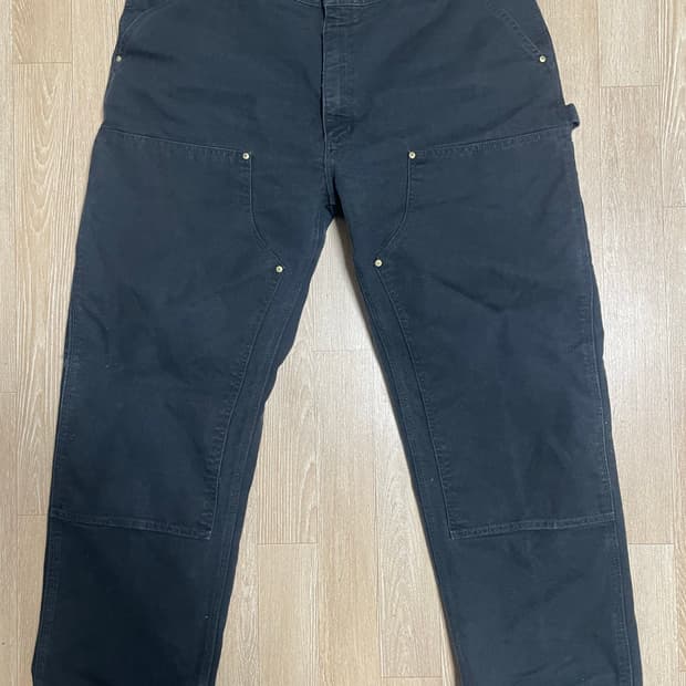 칼하트 더블니 블랙 b01