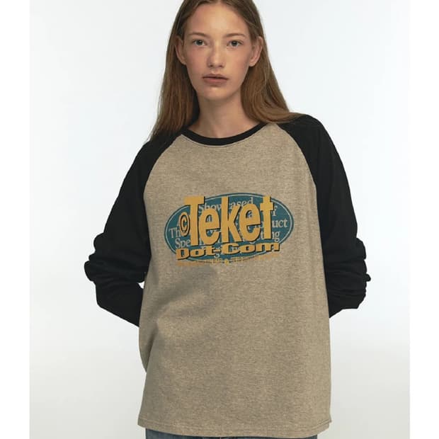 테켓 Doorbell L/S Tee teket 롱 슬리브