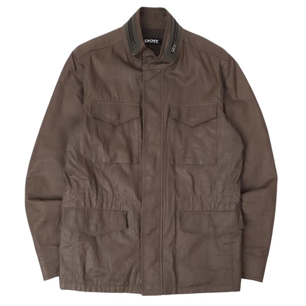 DKNY 디케이엔와이 코팅 린넨 필드자켓