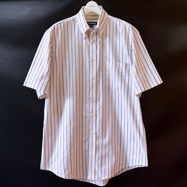 XL) 90s 해서웨이 Made in U.S.A 버튼다운 셔츠 