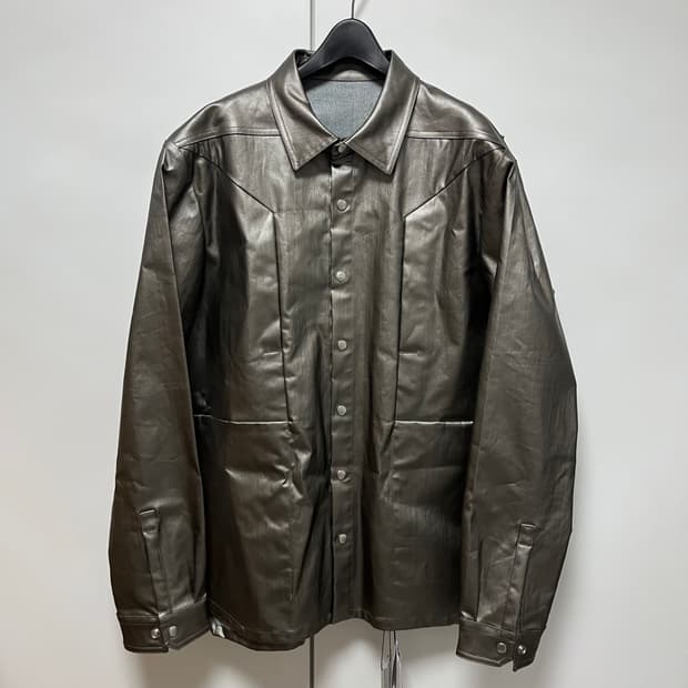 [52]릭오웬스 24ss 셔츠 자켓/다크 메탈