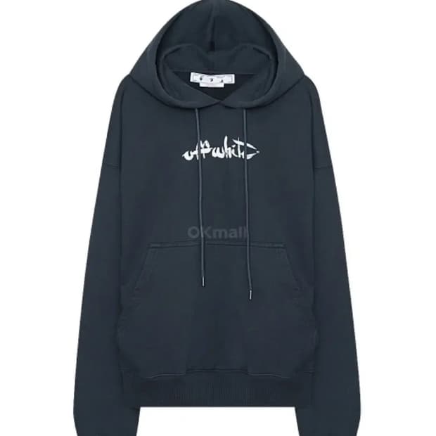 [새상품] 정품 풀구성 오프화이트 페인트 애로우 후드티