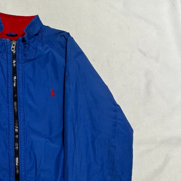 L 폴로랄프로렌 레드 포니 마운틴 코발트 봄버 자켓