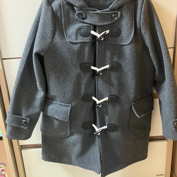 일본 학생 떡볶이 코트 빈티지