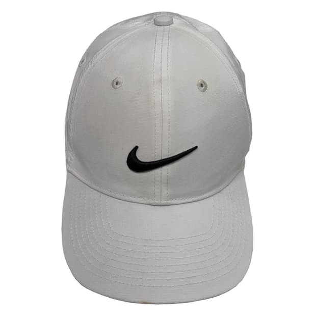 NIKE 드라이핏 스우시 볼캡 화이트