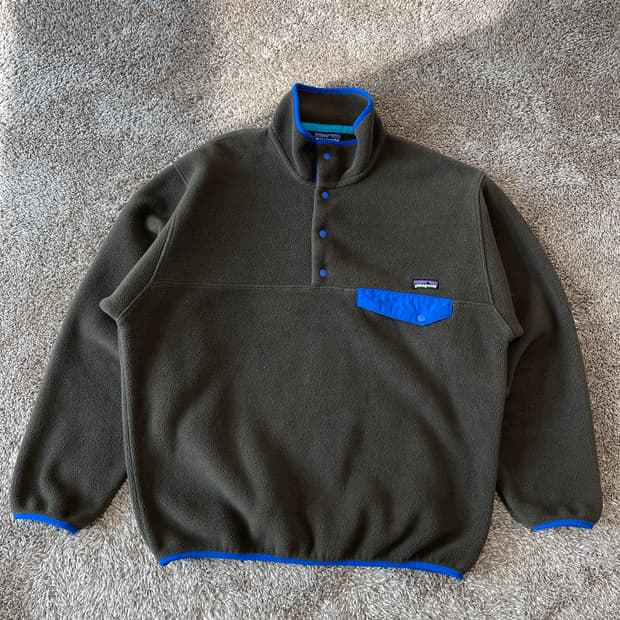 10s Patagonia synchilla 빈티지 신칠라 브라운