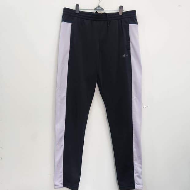 [L] 아디다스 남성 트레이닝 바지 L 블랙라벤더 트랙팬츠