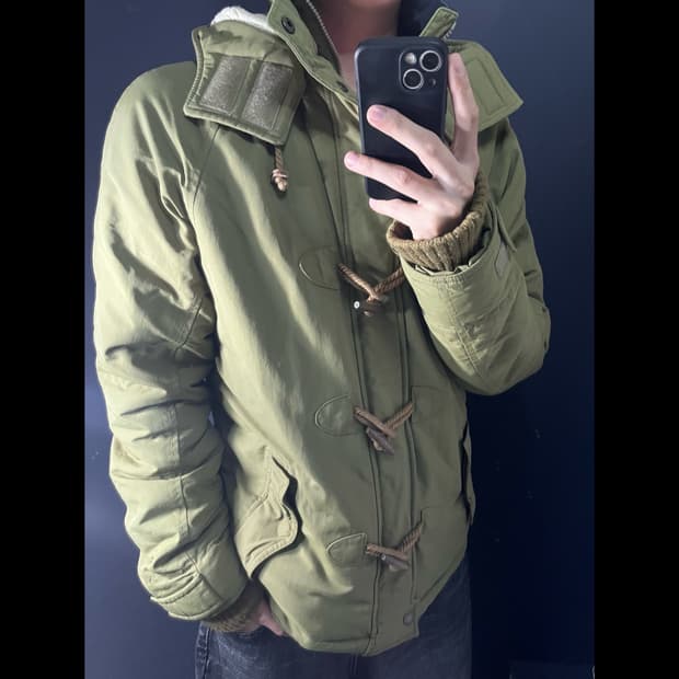 HOLLISTER 홀리스터 야상 더플 숏 패딩