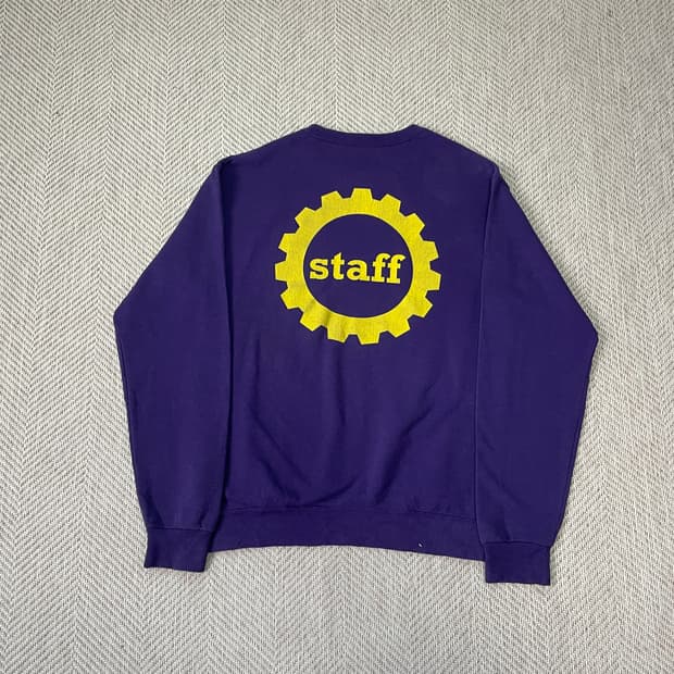 Jerzees저지스 스태프 퍼플 스웻셔츠 