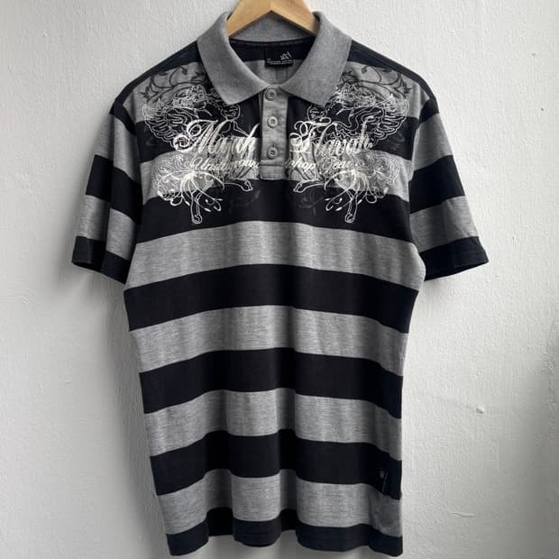 Majah flavah Graphic Stripe Top