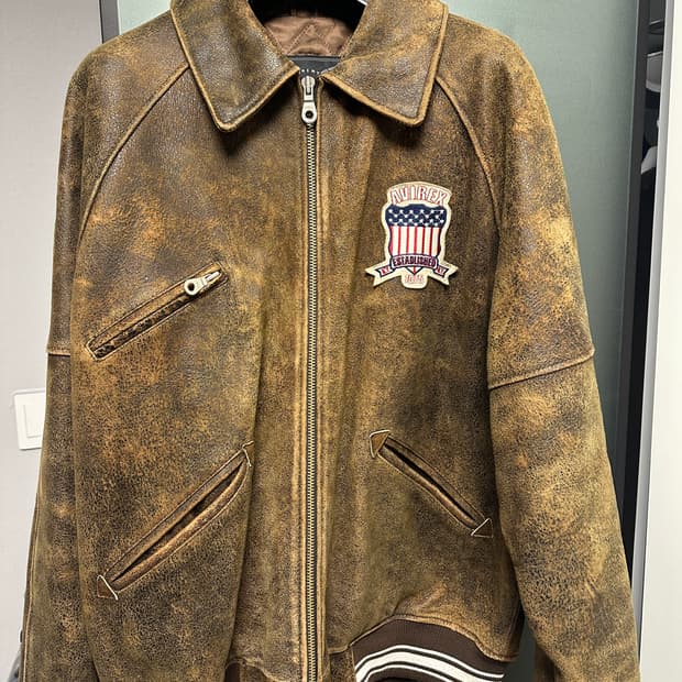 아비렉스 다코타 크랙무스탕 xxl  바시티 스타디움