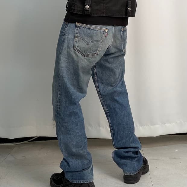 a285) 34 리바이스 90's USA 501 스트레이트