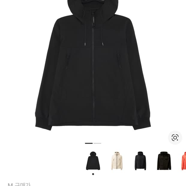 CP 컴퍼니 쉘-R 고글 자켓 블랙 M