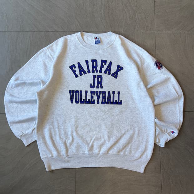 90s 90년대 생산 챔피온 멜란지 스웻 셔츠 