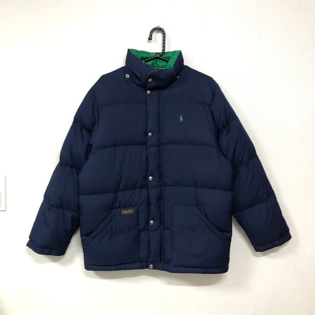 폴로랄프로렌 보이즈 덕다운 숏패딩 _ 네이비