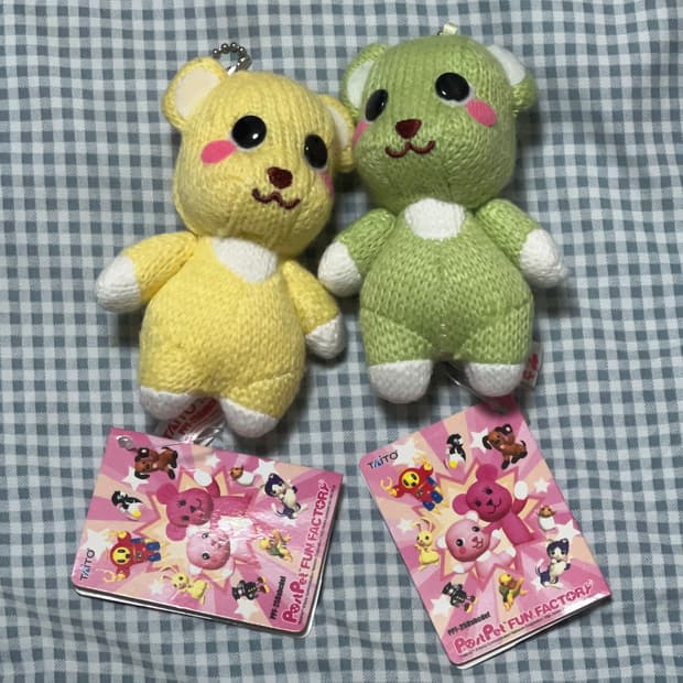 [단순 전시] 포스트펫 postpet 곰 인형 키링 일괄