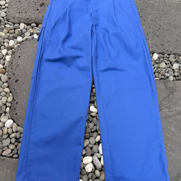 90s GERMAN FLAME RESISTANT 프렌치워크 와이드팬츠
