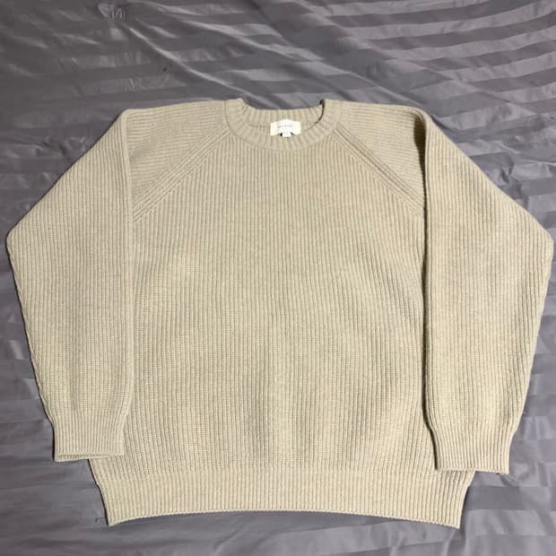 셔터 울 청키니트