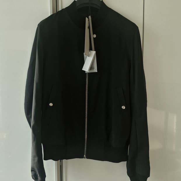 (새상품) 릭오웬스 플라이트 리도 울 봄버 48사이즈