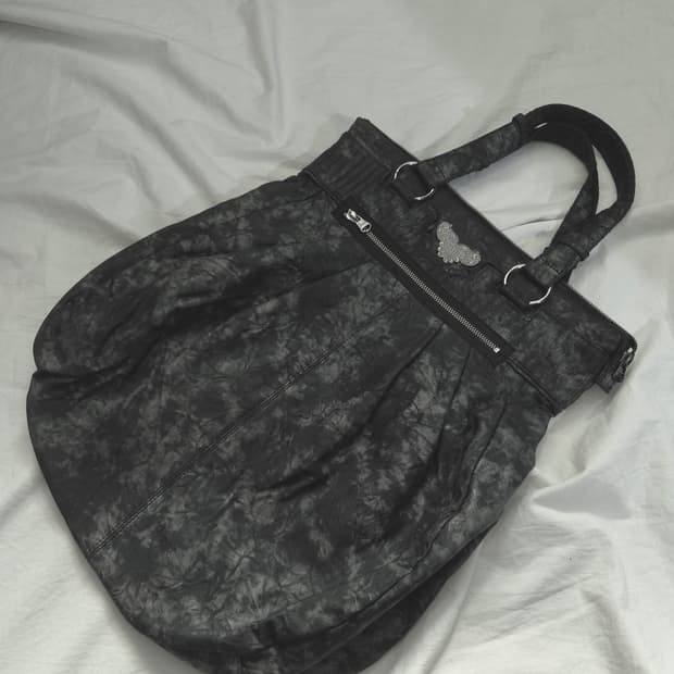 디젤 왁스코팅 레더 헬멧백