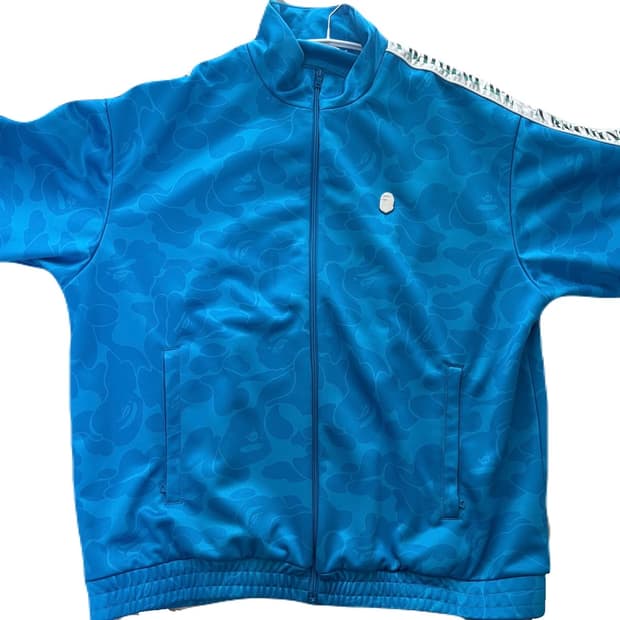 BAPE Color Camo Track Jack 베이프 져지 2xl