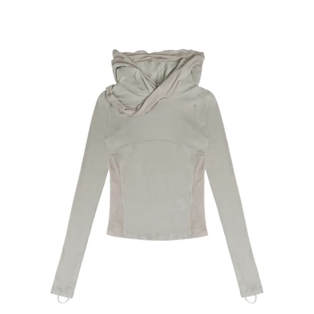 OJOS Muffler Hoodie Long Sleeve