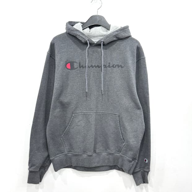 챔피온 그레이 후드티 M