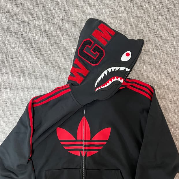 베이프 아디다스 샤크후드 US XL