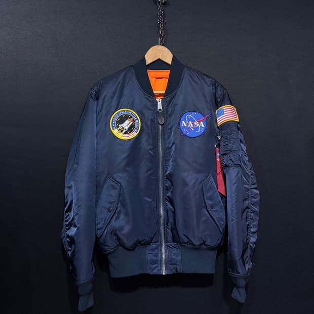 알파 ma-1 나사패치 항공점퍼 