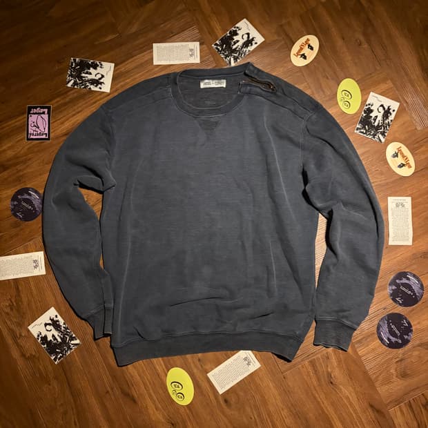 Diesel x edun neck lampo sweat shirt