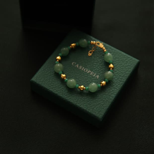 CASIOPEIA #40 Greenery Cluster bracelet