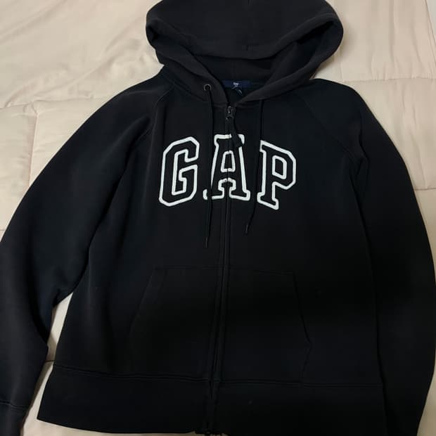 Gap 갭 후드집업 블랙 M