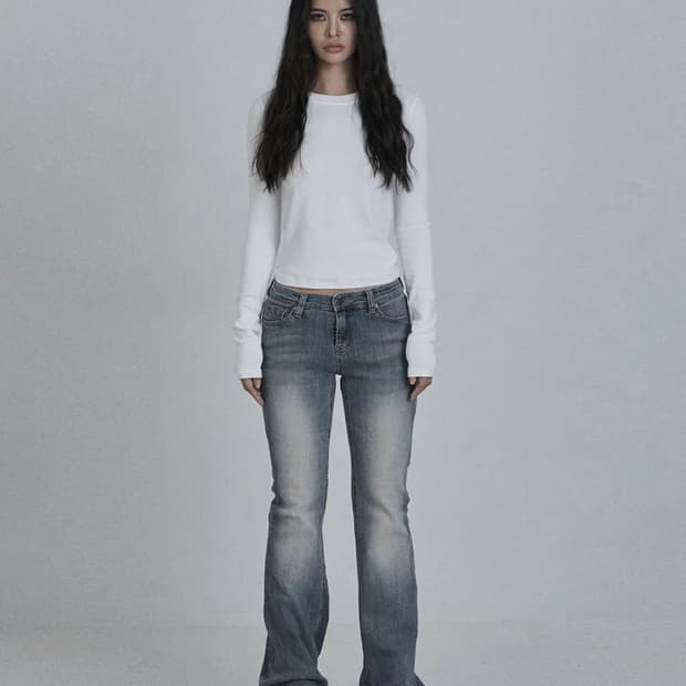 오도어 빈티지 로우진 블루