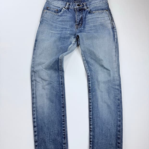 생로랑 D02 슬림핏 데님팬츠