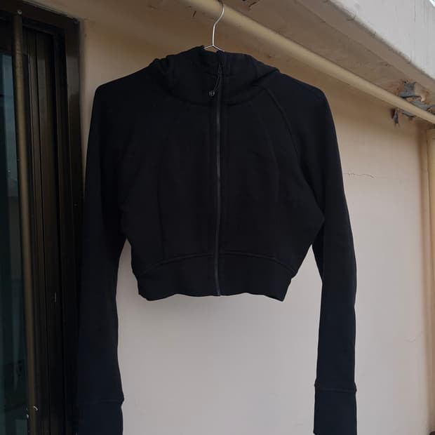 lululemon 룰루레몬 크롭 후드집업